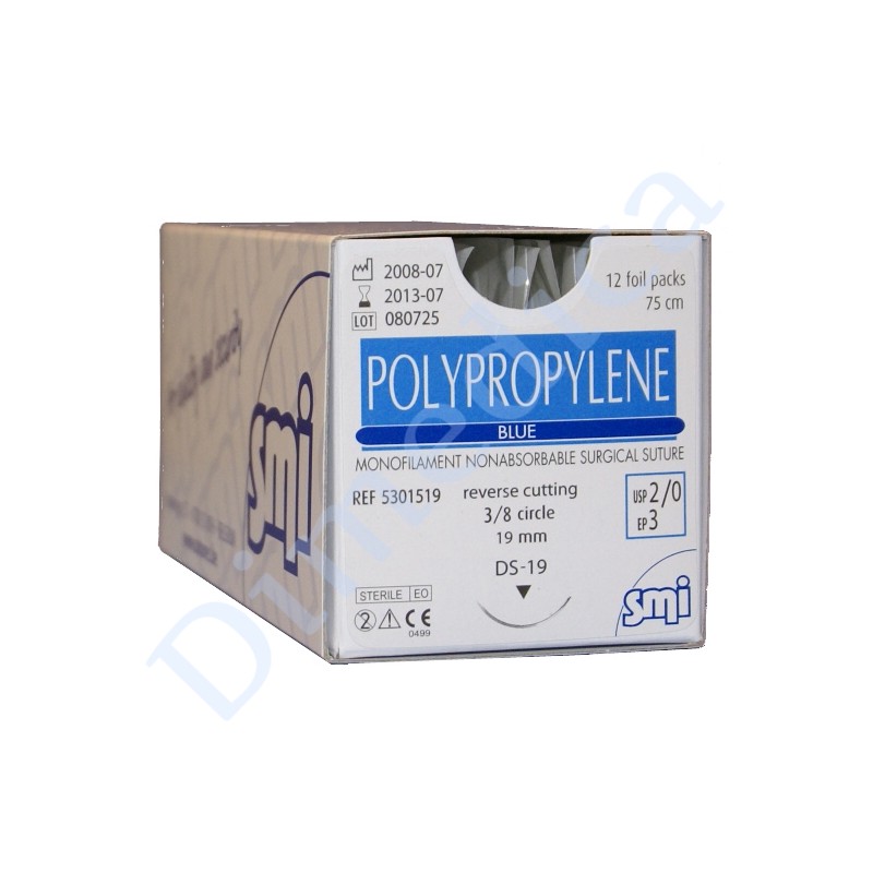Suturas Polipropileno 19mm